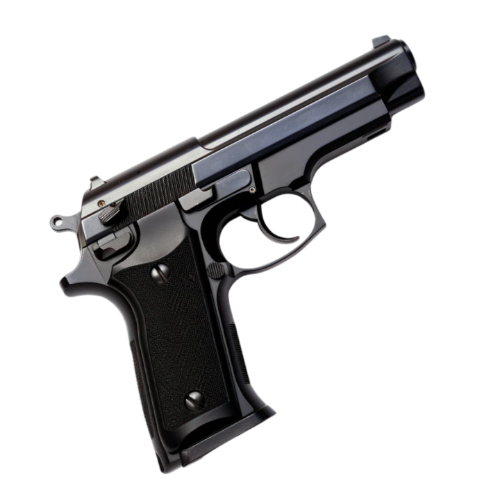Handgun displayed at The Alamo of Jensen Beach