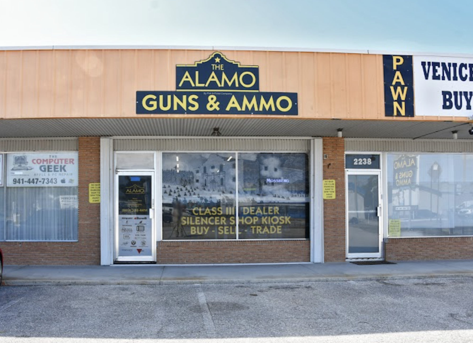 The Alamo of Venice gun store on Tamiami Trail
